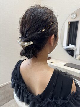 ユニカ オレ(UNIKA ore) 結婚式や二次会に!大人可愛いお呼ばれボブアレンジ