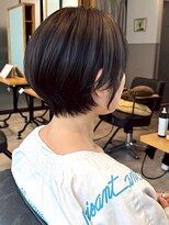 ヘアーカッティングガーデン ジャック モアザン 梅田店&nbsp;ダークナチュラル×ラウンドクラウンハンサムショート