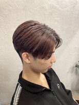 ベレッタ 香里園店(veretta.) センターパート×ワインレッド