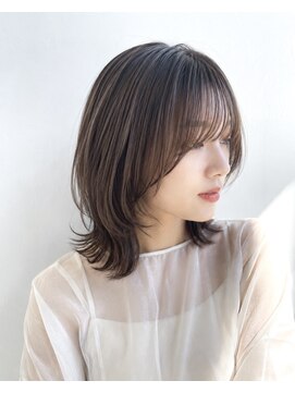 アッシュ 等々力店(Ash) 【ブリーチなしダブルカラー】透明感グレージュ#自由が丘#等々力