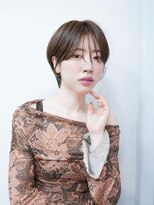 ハウスアンドヘアーワークス(House&Hair works) 前髪長め 大人小顔ショート 30代40代50代 藤沢