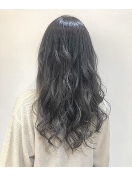 アンドレ ヘア デザイン(Andre Hair Design) blue × silver