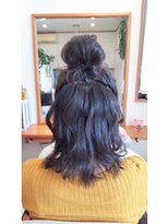 デイジー(Daisy)&nbsp;アレンジ　ハーフアップ