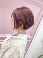 リー 梅田(Lee)&nbsp;Lee梅田★丸みショート+ラズベリーピンク