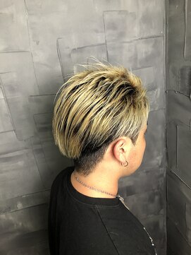 ヘアサロンエム 川越(HAIR SALON M) デザインカラー/厚めバング/ローライト/スリークボブ