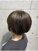 ショート×ハイライトグレージュ