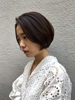 ヘアーアンドファッションシオミエイチ (hair＆fashion shiomi H) 【shiomi H】ナチュラルボブ