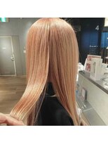 ヘアーエスクールシーユー 枚方T-SITE店(hair S.COEUR×Cu) ハイトーンホワイトピンクカラー