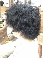 ティーラック(T:Luck)&nbsp;オススメメンズパーマウルフでスパイラルショート[下北沢]