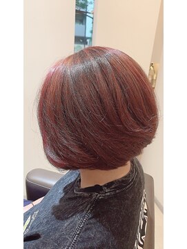 ループ ヘアーサロンアンドコミュニティー(LOOP) 小顔ヘア/美シルエットボブ/オーガニックカラー/ツヤ髪ボブ