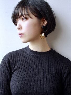 モリオ フロム ロンドン 成増店 【morio成増】耳かけ 秋冬 小顔 クールショート 黒髪