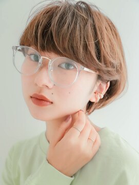 ロンド パルティール 大宮(Lond partir) 抜け感テラコッタ韓国マッシュショート【紺野紘三】10代20代30代