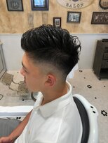 ルドローブラントオオサカ(LUDLOW BLUNT Osaka)&nbsp;【LUDLOW BLUNT】藤原貴徳 フェードカット パーマ ショート