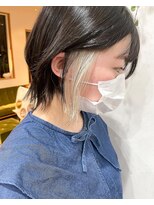 コジック ヘアアンドアイ(Cogic hair & eye)&nbsp;【Cogic】イヤリングカラー　ホワイト　透け感バング