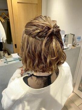 テトラ バイ ネオリーブ 横浜西口店(tetra by neolive) ＊ボブふわハーフアップアレンジ＊