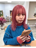 シンス(Since)&nbsp;伸ばしながら顔周りで変化を ハイトーン透明感ピンク