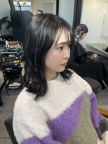 トレス(TRESS)&nbsp;レイヤーミディアム　外ハネボブ　くびれボブ