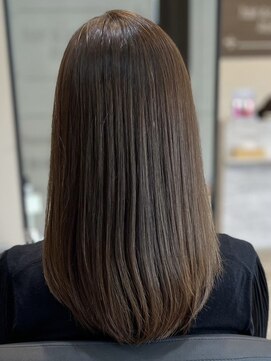 アトリエコア(Atelier Coa) 髪質改善トリートメントミルクティーベージュカラーくびれヘア