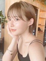 ロシェ 横浜店(loche)&nbsp;ウェットヘア×ショートボブ前髪あり×横浜