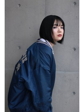 ヘアーアトリエ ラフェル(hair atelier Rafel) 前下りボブ