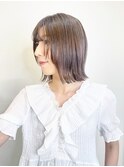 【morio成増 セリザワ】フェイスレイヤー 外はねボブ