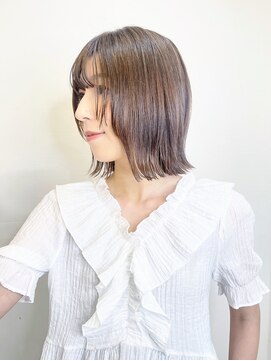 モリオ フロム ロンドン 成増店 【morio成増 セリザワ】フェイスレイヤー 外はねボブ