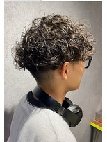 クフィア メンズヘアー カンポ 天王寺店(CUFFIA MEN'SHAIR CAMPO)&nbsp;プードルパーマ/ベリーショート/ダークアッシュニュアンスパーマ