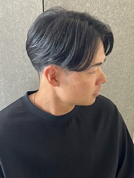 ニアウ 太田店(Niau) メンズナチュラルセンターパート質感重視パーマニュアンスパーマ