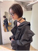ラフボブ＋ショコラブラウン