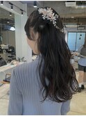 【kacho】ヘアアレンジ　ハーフアップ
