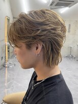 サイン メンズ 表参道(SIGN men's)&nbsp;フェザーパーマセンターパートニュアンスパーマダウンパーマ