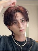 色気抜群 シースルー×フェザーセンターパート