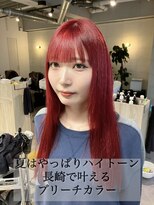 コワファースト長崎シャンプーボーイ 2nd(COIFF1RST 長崎 SHAMPOO BOY)&nbsp;長崎ハイトーン 韓国 チェリーレッド ケアブリーチ