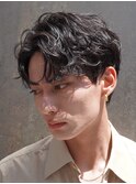 フェザーショートフェザーパーマニュアンスパーマショートヘア