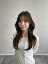 リアン バイ キートス(Lien by kiitos)&nbsp;ウェーブ/くびれヘア/オリーブベージュ/アッシュ/シアー/透明感