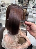 ピンクベージュ×髪質改善