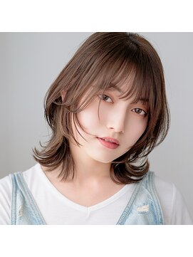モンド ヘアクリエーション 西田店(monde hair creation) 【monde】外ハネボブ×シースルーバング×ショコラブラウン