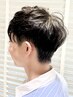 【カット+ヘッドスパ5分or眉毛カット（シャンプー込み）】￥4990  男女利用可
