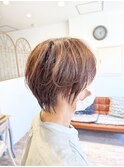 小顔に見える♪大人可愛いひし形ショート