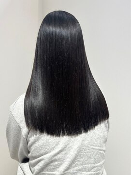 アルフレッド 桜本町店(alfRed) 髪質改善ストレート　酸性ストレート　黒髪　艶　ロングヘア