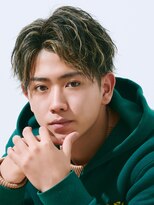 エルマーク 堺東(L-MARK)&nbsp;ハイライト/ツイストパーマ/短髪/ツーブロック/men's