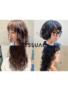 【カミカリスマ 2025パーマ受賞】ダメージレスな施術でふんわり柔らか質感☆コテ巻きをそのままに！