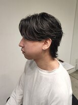 ニアウ 伊勢崎連取店(Niau) センターパートウルフフェザーパーマニュアンスパーマ