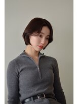 シーン(SCENE)&nbsp;[天神今泉/黒髪カタログ/クラゲヘアー/オリーブグレー]