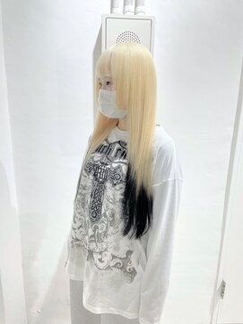 エンドカラー　裾カラー　グラデーション