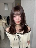 前田竜一天神レイヤーカットハッシュカットミディアムレイヤー