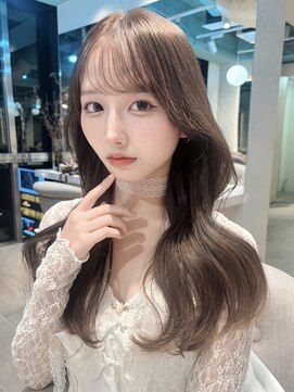 マインバイアフロートギンザ(MYNE by AFLOAT GINZA) レイヤーカット/顔周りカット/ミルクティーベージュ