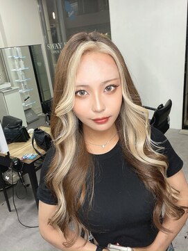 スワイ(SWAY) ブリーチ/髪質改善/エクステ/ダブルカラー/韓国/レイヤー/カラー