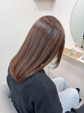 シアエミュー 新越谷店(SHEER emu) ◆ラベンダーベージュとサイエンスアクア