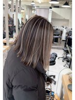 レディアル 大宮(REDEAL ope.) 【ハイライト】ベージュハイライトバレイヤージュ